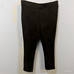 Andrew Marc Black Women's Velvet Leggings